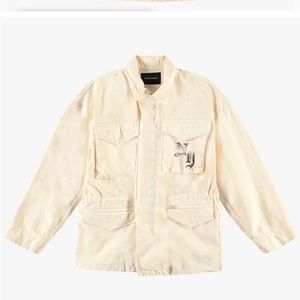 Spirit Jersey utility cargo jacket Loyalty NY unisex sz XXL‎ NWT almond milk